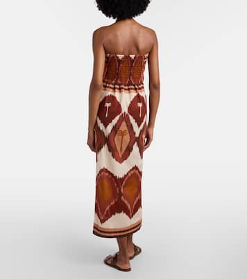 Printed cotton wrap dress | Johanna Ortiz