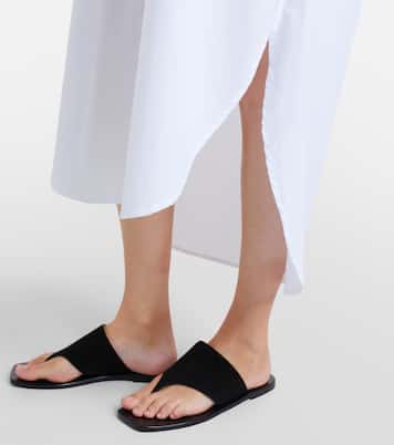 Hemdblusenkleid Bloom aus Baumwollpopeline | The Frankie Shop