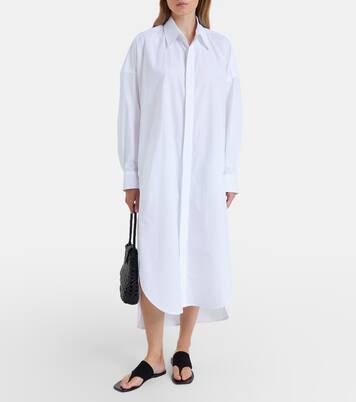 Hemdblusenkleid Bloom aus Baumwollpopeline | The Frankie Shop