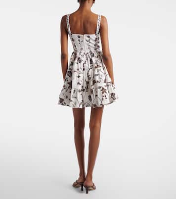 Robe Lima en lin à fleurs | Agua by Agua Bendita