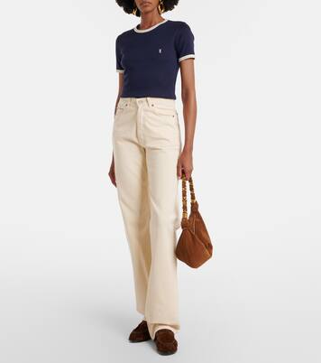 Amalia Small suede shoulder bag | Saint Laurent