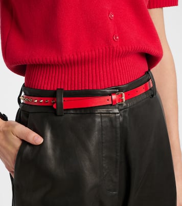 Loubispikes leather belt | Christian Louboutin