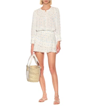 Minirock Emma aus Baumwolle | LoveShackFancy