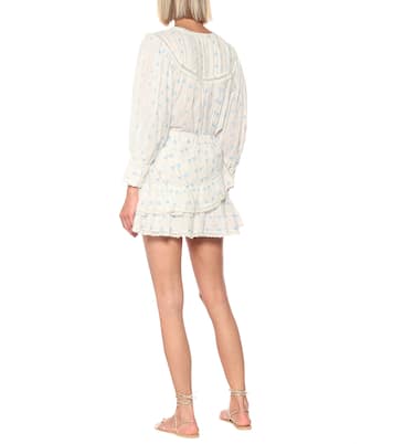 Minirock Emma aus Baumwolle | LoveShackFancy