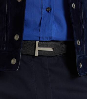 T Icon reversible leather belt | Tom Ford