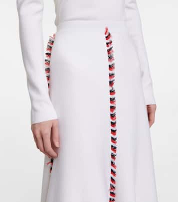 Gonna lunga Vantej in lana, seta e cashmere | Gabriela Hearst