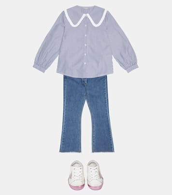 Striped cotton blouse | Il Gufo