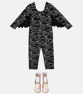 Bat-print bodysuit | Stella McCartney Kids