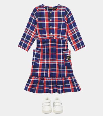 Robe en coton à carreaux | Mini Rodini