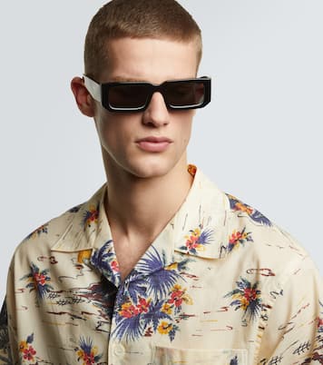 Eckige Sonnenbrille Symbole | Prada