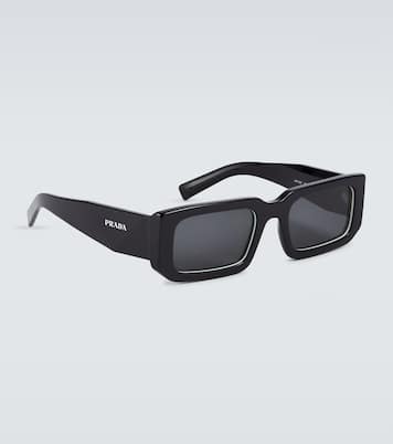 Eckige Sonnenbrille Symbole | Prada