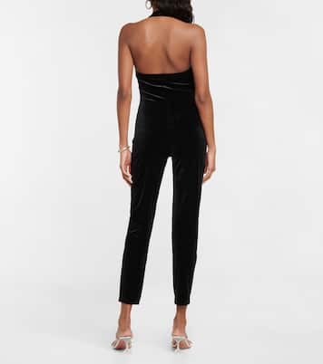 Cayla velvet catsuit | Norma Kamali
