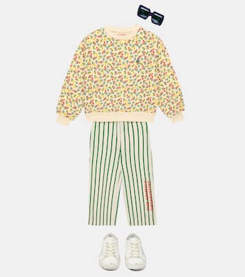 Sweat-shirt Bear en coton à fleurs | The Animals Observatory