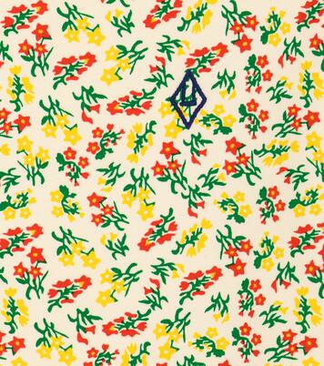 Sweat-shirt Bear en coton à fleurs | The Animals Observatory