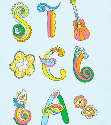 Printed cotton t-shirt | Stella McCartney Kids