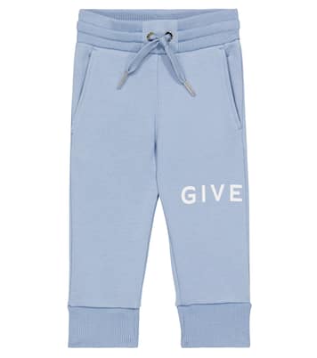 Baby logo cotton-blend sweatpants | Givenchy Kids