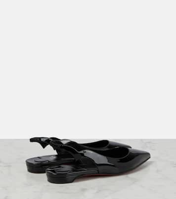 Hot Chickita Sling patent leather ballet flats | Christian Louboutin