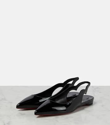 Hot Chickita Sling patent leather ballet flats | Christian Louboutin