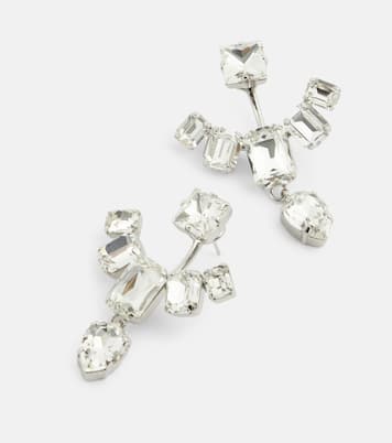 Crystal pendant earrings | Balmain