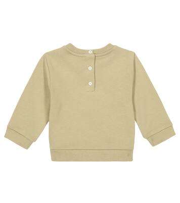 Baby logo cotton-blend sweatshirt | Balmain Kids