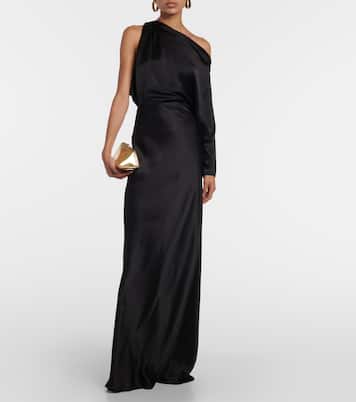 Maxirock aus Seidensatin | The Sei