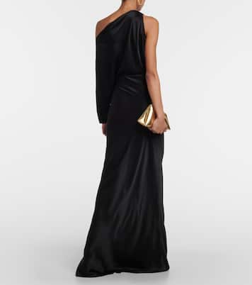 Maxirock aus Seidensatin | The Sei