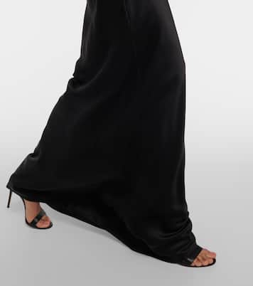 Maxirock aus Seidensatin | The Sei