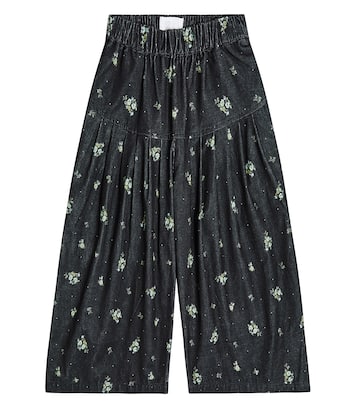 Yusu corduroy wide-leg pants | C'era Una Volta