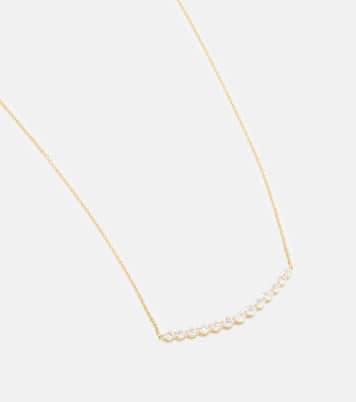 Collana Crescent in oro 18kt con diamanti  | Anita Ko