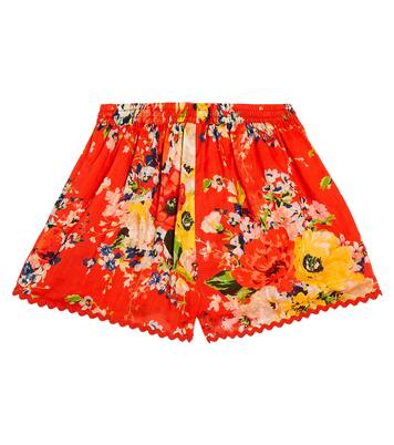Alight floral cotton shorts | Zimmermann Kids