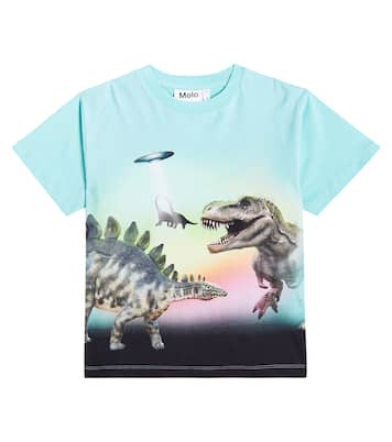 T-shirt Riley imprimé en coton | Molo