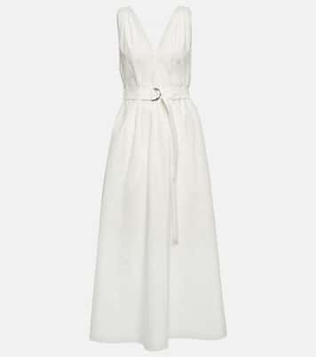 Pleated maxi dress | Brunello Cucinelli