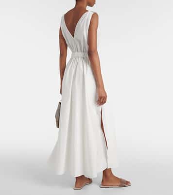 Pleated maxi dress | Brunello Cucinelli