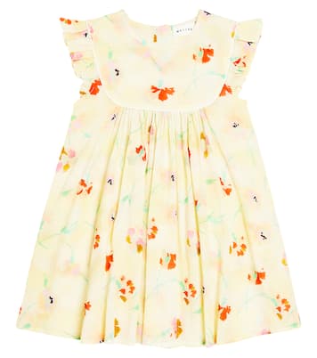 Printed ruffled cotton dress | Morley