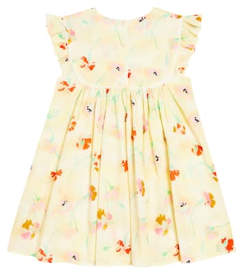 Printed ruffled cotton dress | Morley