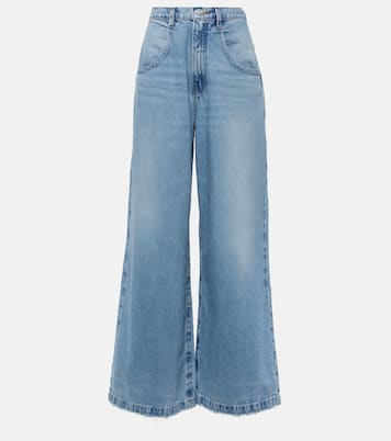 High-Rise Wide-Leg Jeans The Skater | Frame