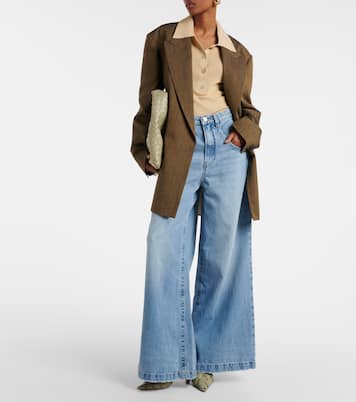 High-Rise Wide-Leg Jeans The Skater | Frame