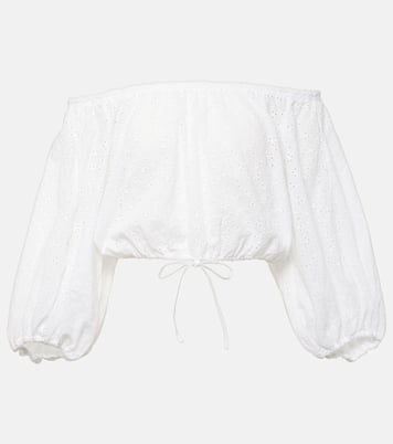 Cropped-Top Bova aus Baumwolle | Poupette St Barth