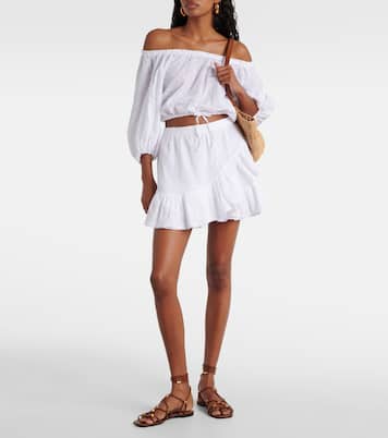 Cropped-Top Bova aus Baumwolle | Poupette St Barth