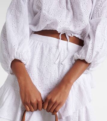 Cropped-Top Bova aus Baumwolle | Poupette St Barth