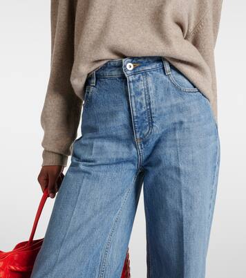 Mid-rise wide-leg jeans | Bottega Veneta