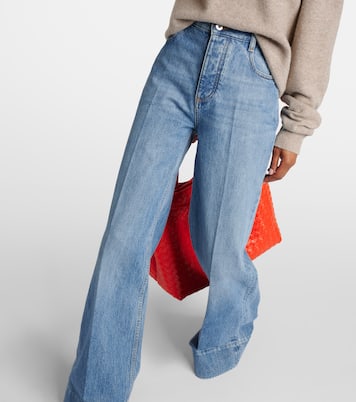 Mid-rise wide-leg jeans | Bottega Veneta