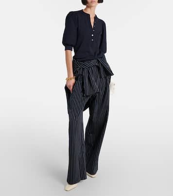 Top Coralee aus einem Baumwollgemisch | Veronica Beard