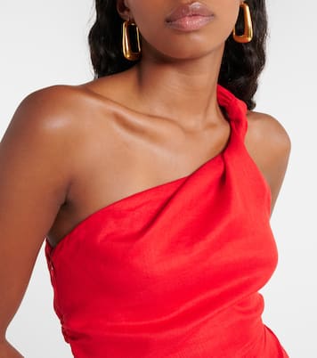 Robe asymétrique Marga en lin | Faithfull