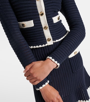 Cardigan aus Häkelstrick | Self-Portrait