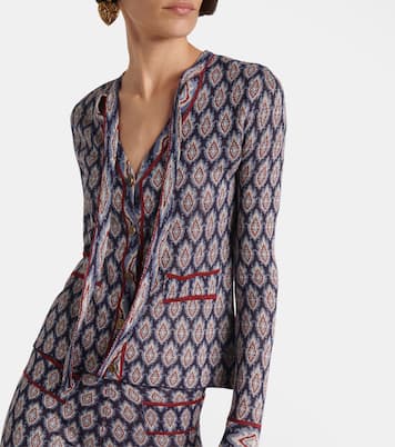 Scarf-detail cardigan | Etro