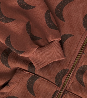 Moons zip-up cotton-blend hoodie | Rylee + Cru