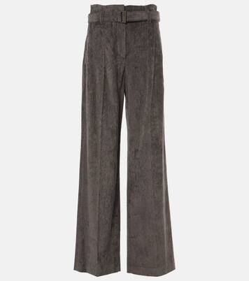 High-Rise-Hose aus Baumwolle | Brunello Cucinelli