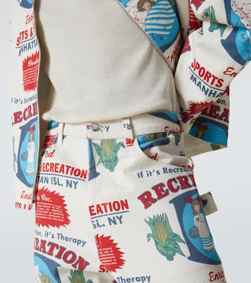 Enrichment Knolly Brook cotton straight pants | Bode