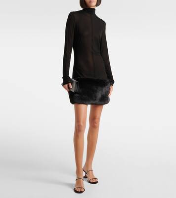 Gilda 70 embellished satin mules | Amina Muaddi